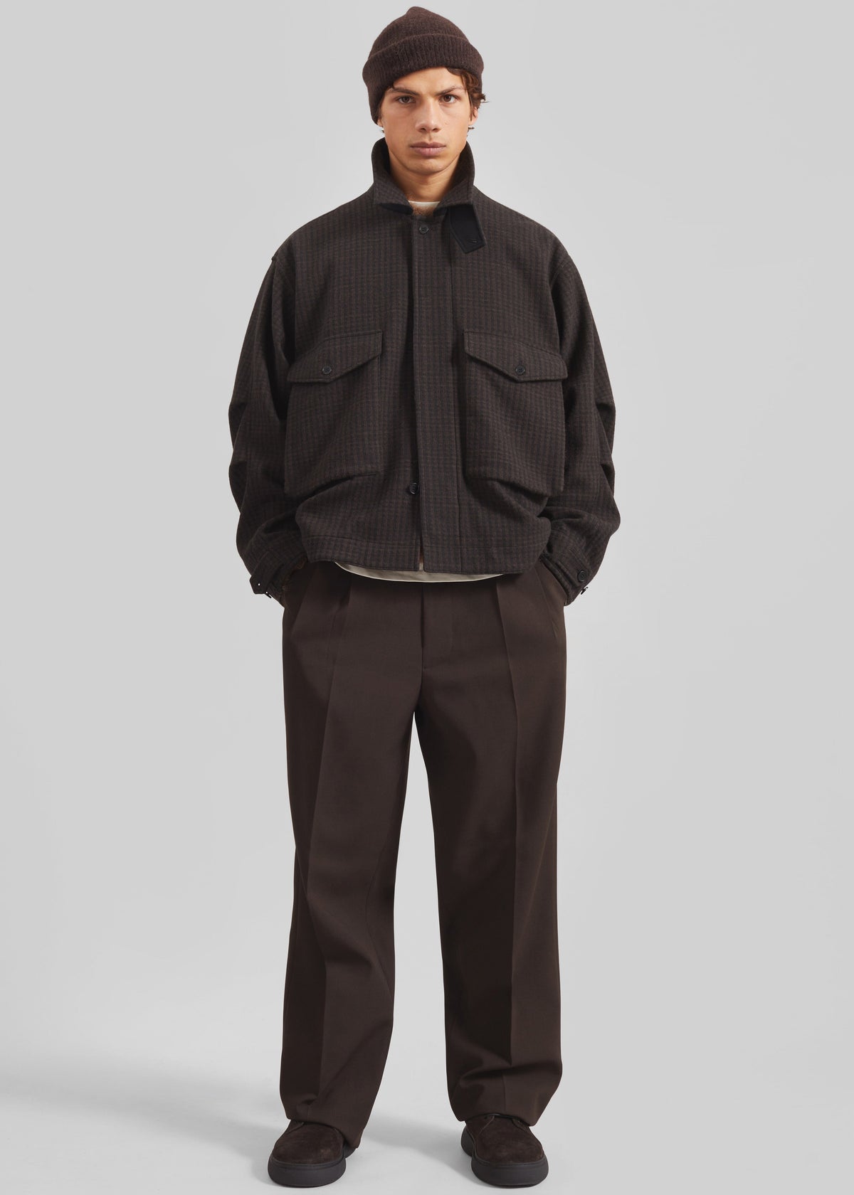 Dashiell Boxy Jacket - Black/Brown β view 5 of 9
