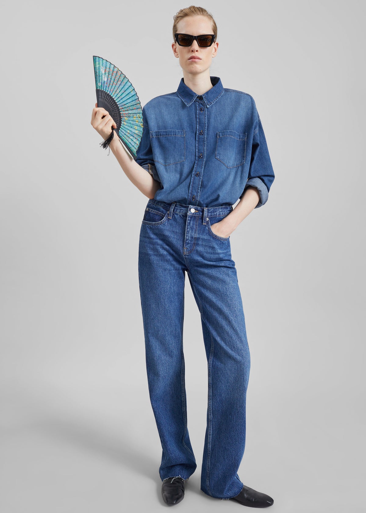 Deira Denim Shirt - Blue Wash – view 7 of 10