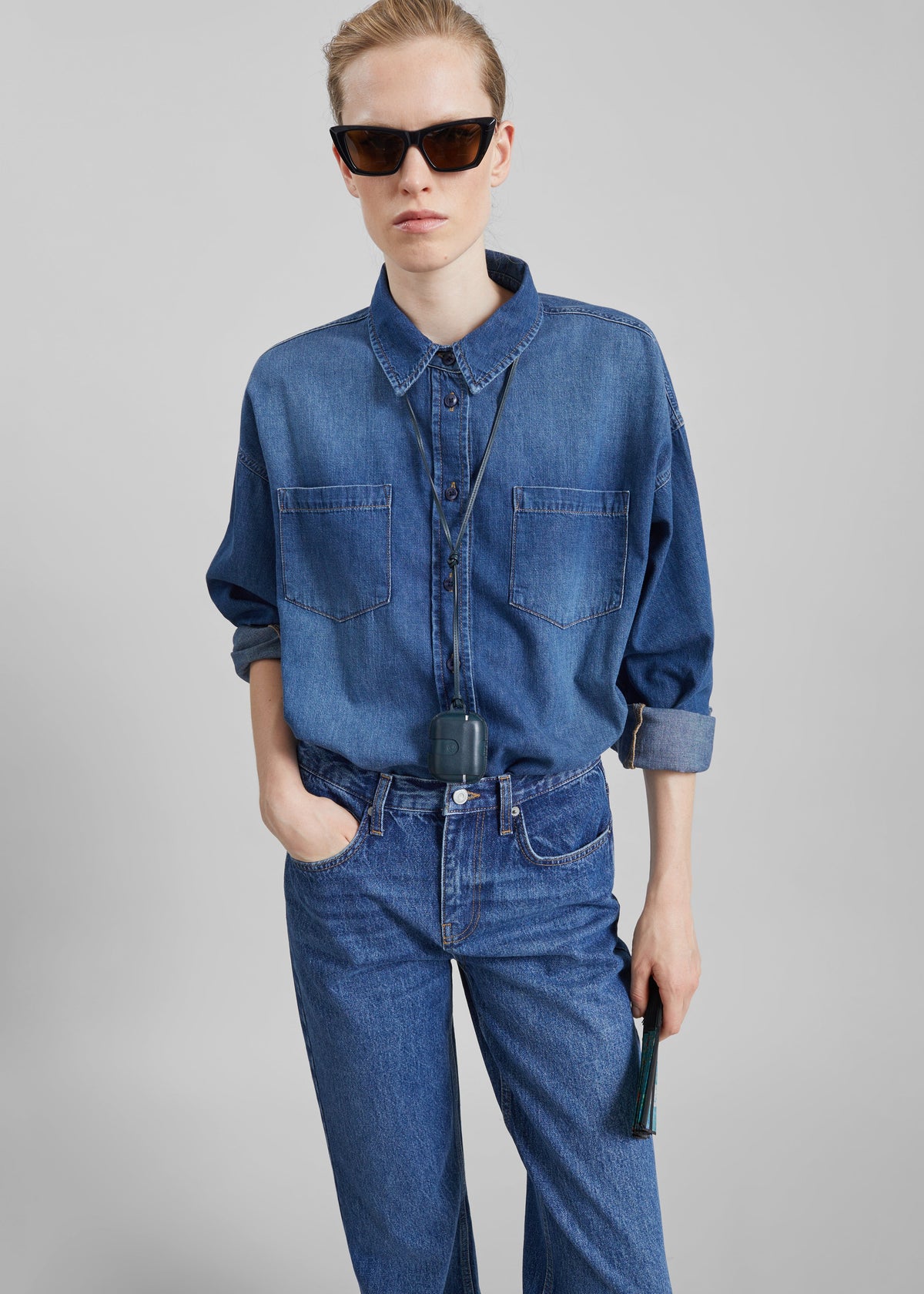 Deira Denim Shirt - Blue Wash – view 8 of 10