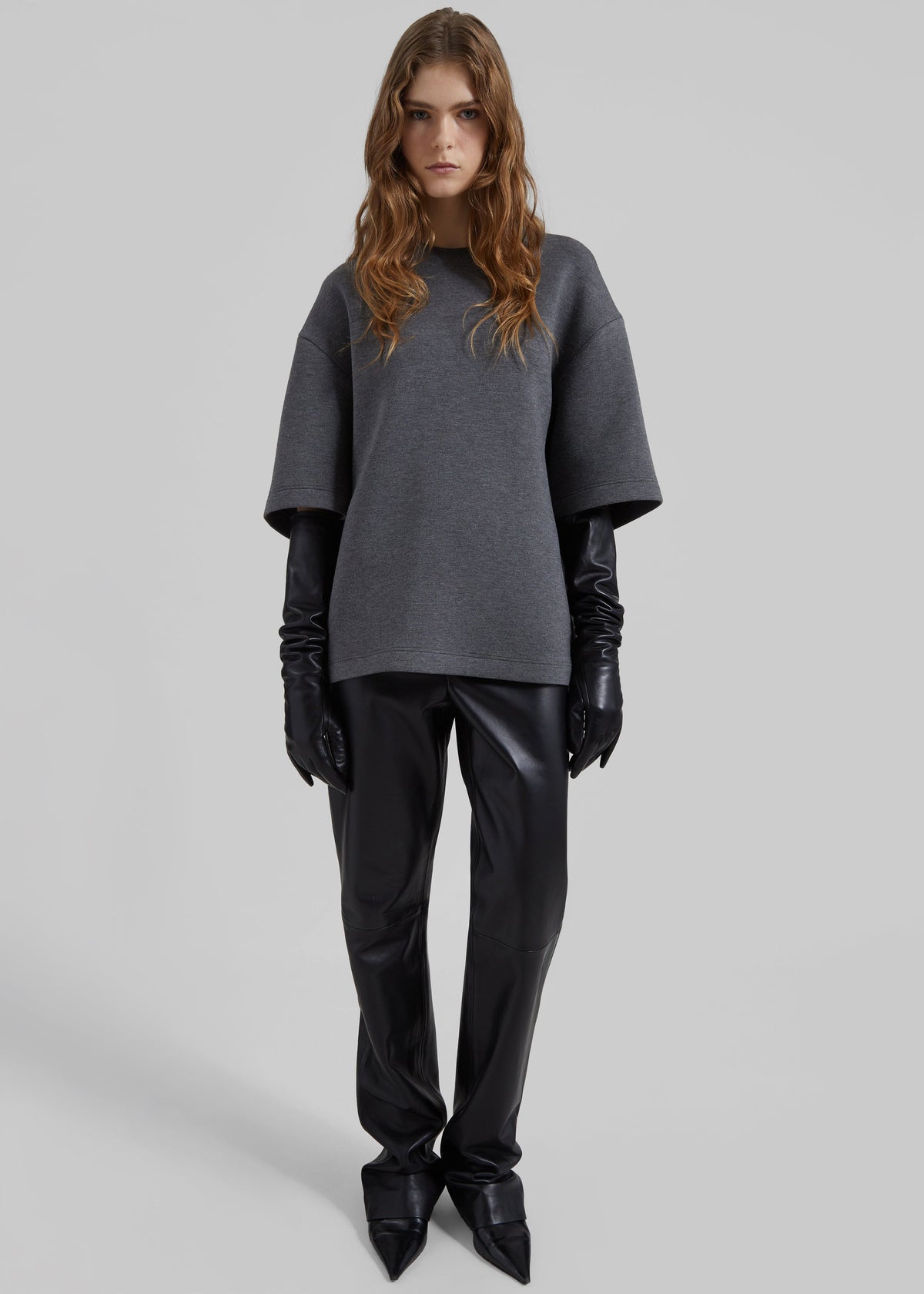 Delancey Neoprene Tee - Dark Grey β view 2 of 7