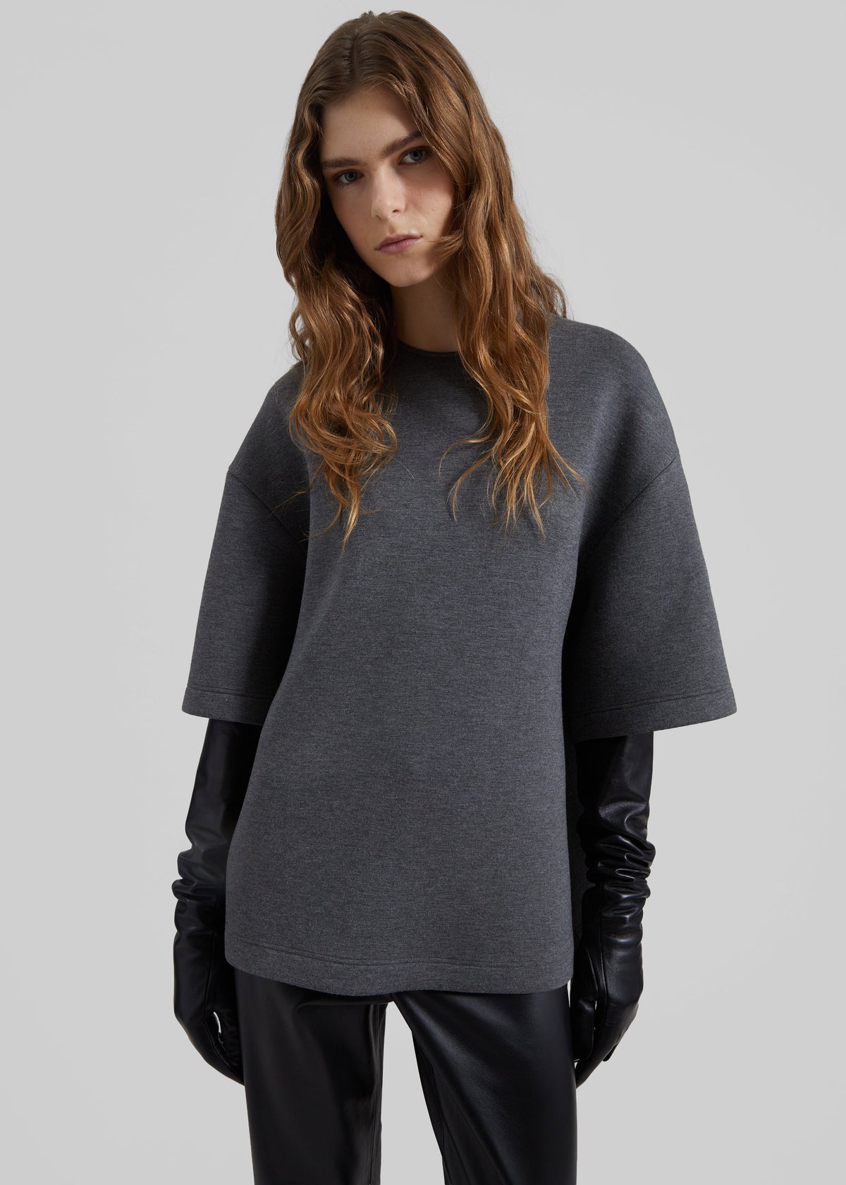 Delancey Neoprene Tee - Dark Grey β view 3 of 7