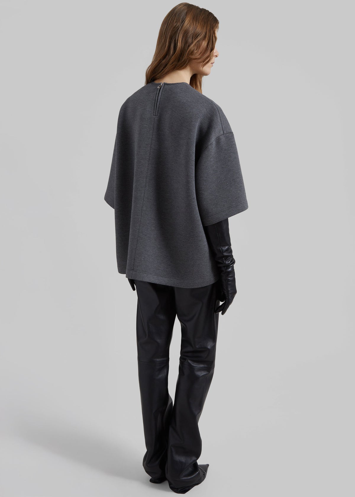 Delancey Neoprene Tee - Dark Grey β view 6 of 7