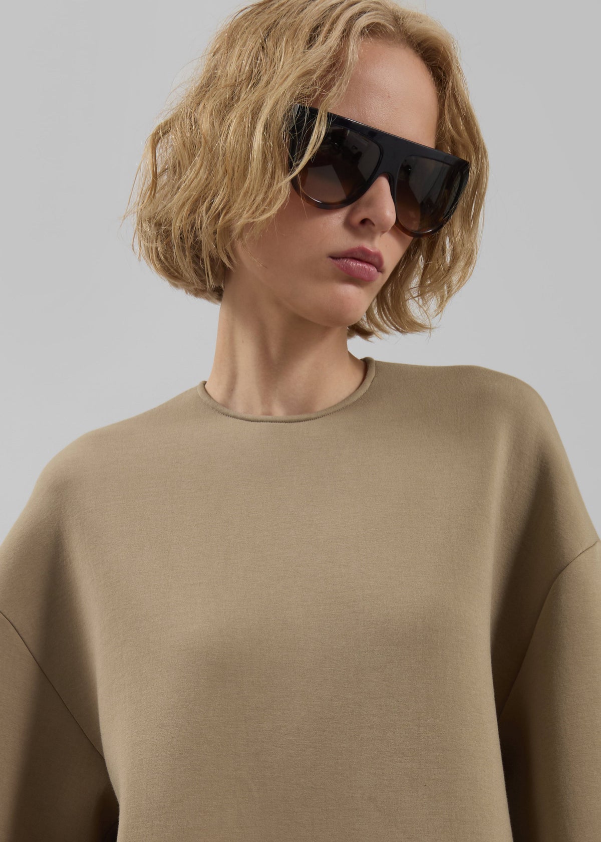 Delancey Neoprene Tee - Camel β view 3 of 8