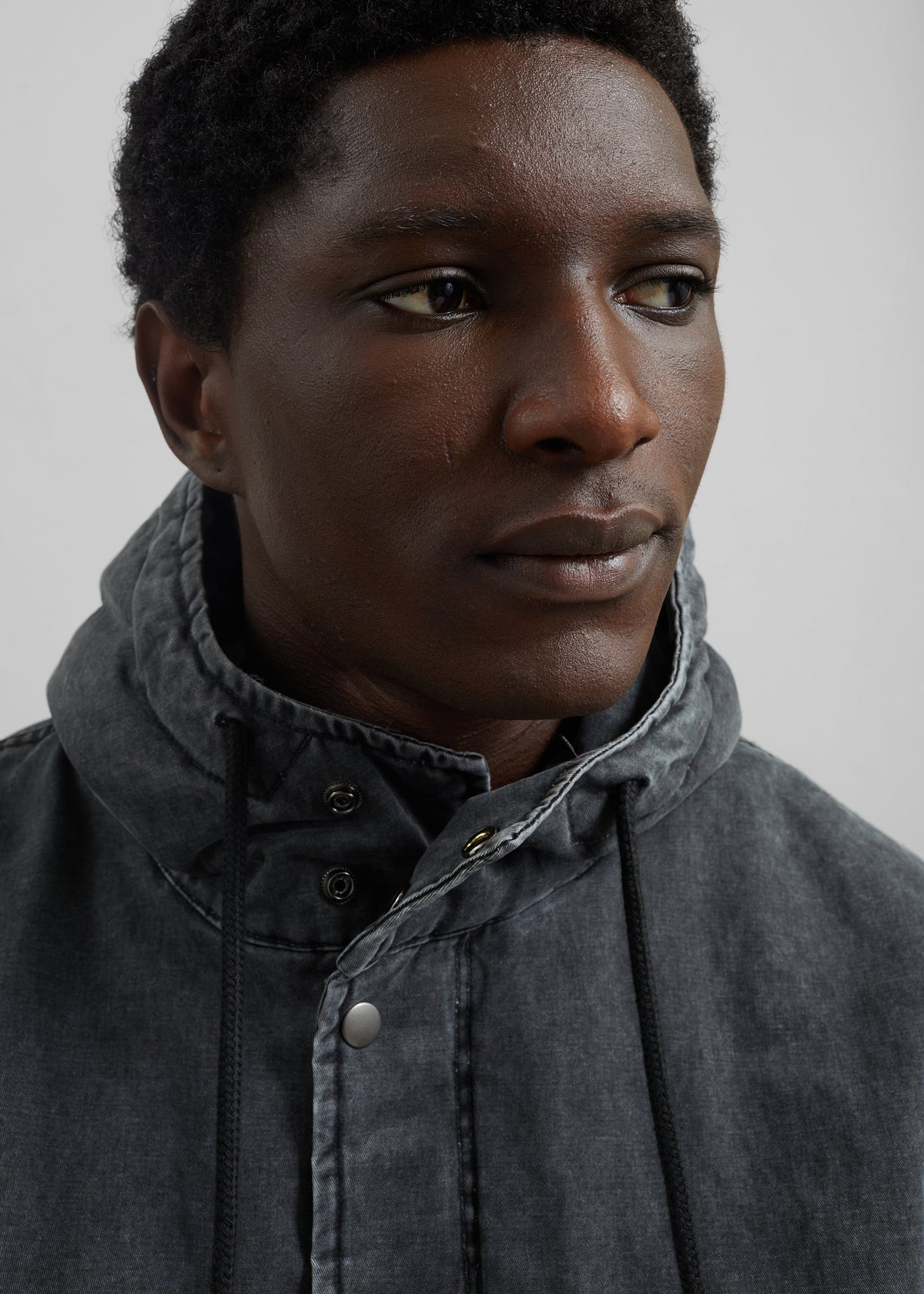 Delvin Padded Jacket - Charcoal β view 7 of 9