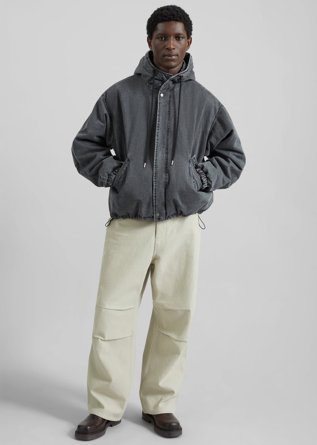 Delvin Padded Jacket - Charcoal β view 4 of 9
