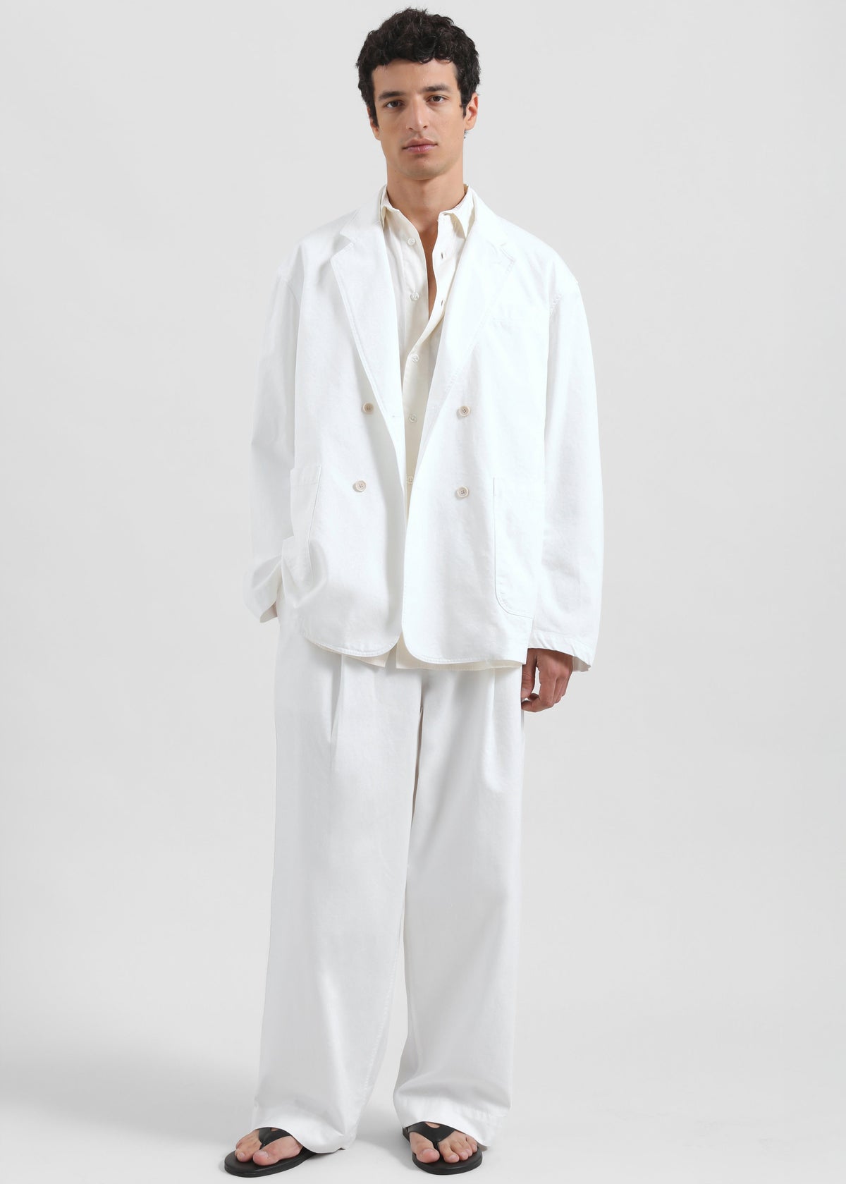 Denaye Cotton Blazer - White β view 5 of 9
