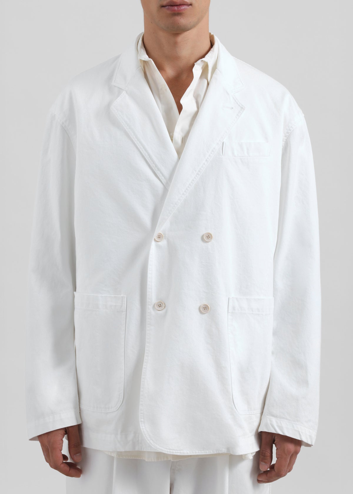 Denaye Cotton Blazer - White β view 7 of 9