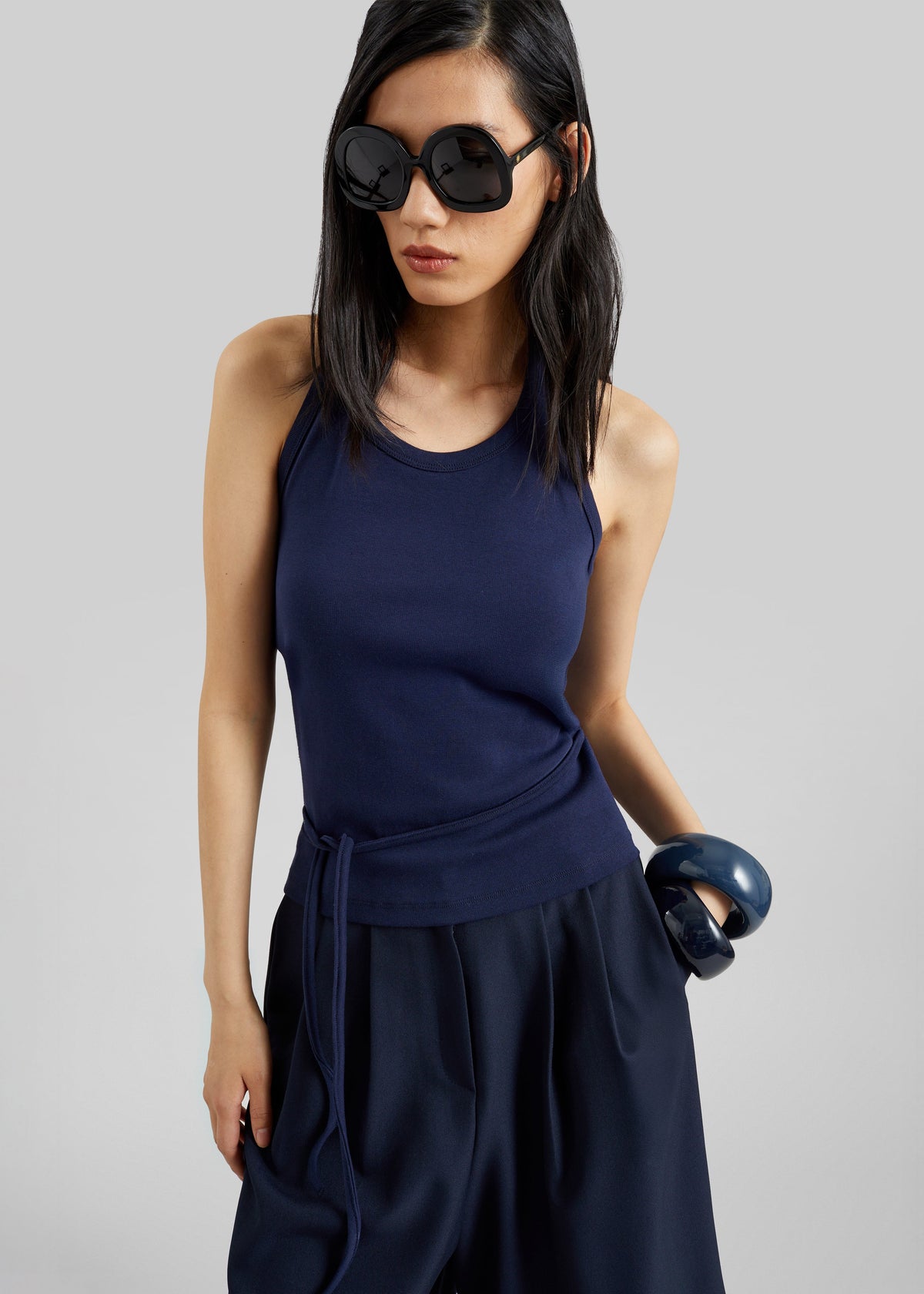 Denia Halter Tie Top - Navy β view 1 of 1