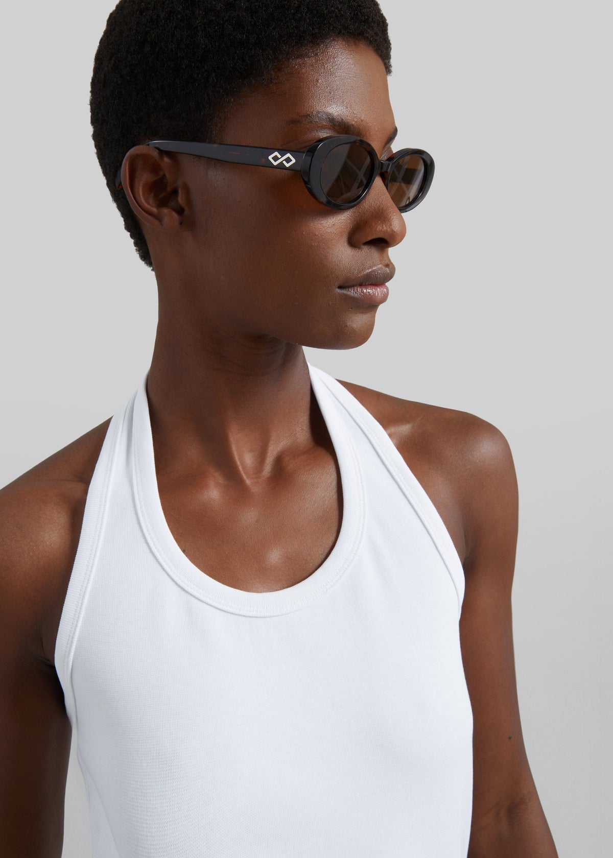 Denia Halter Tie Top - White β view 2 of 7