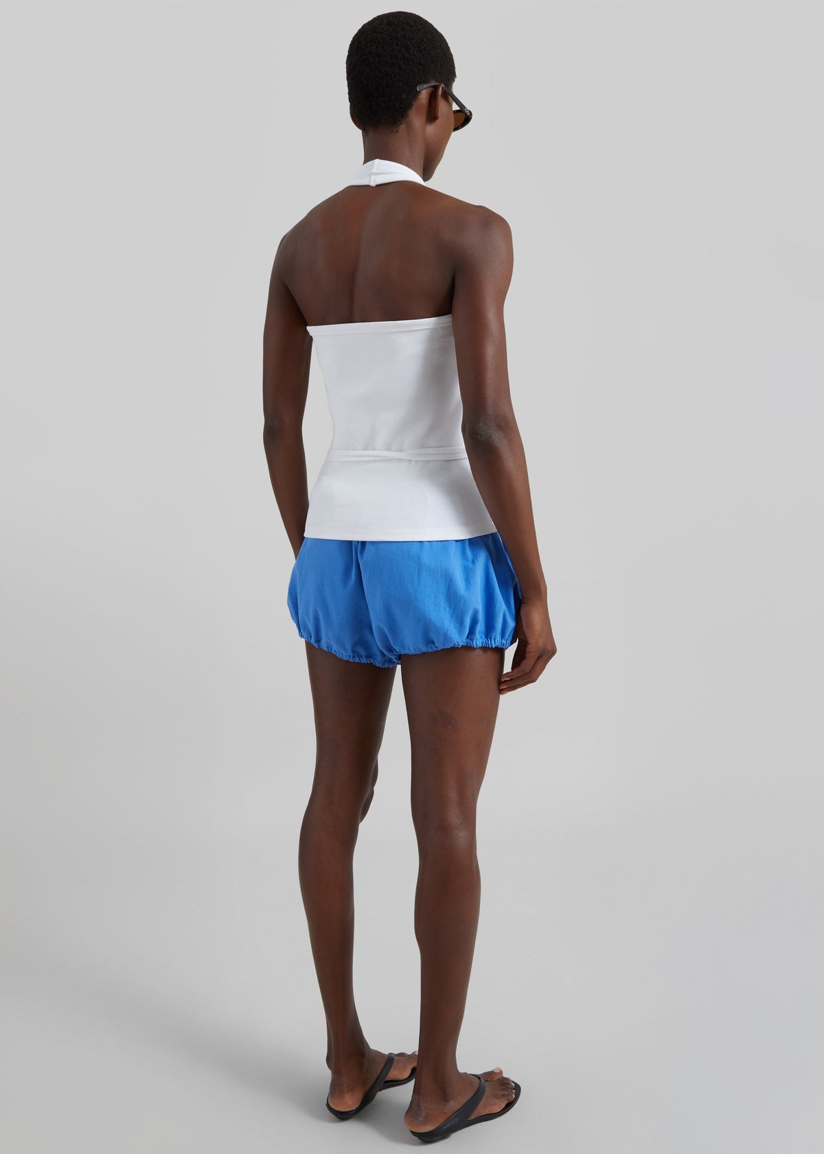 Denia Halter Tie Top - White β view 6 of 7