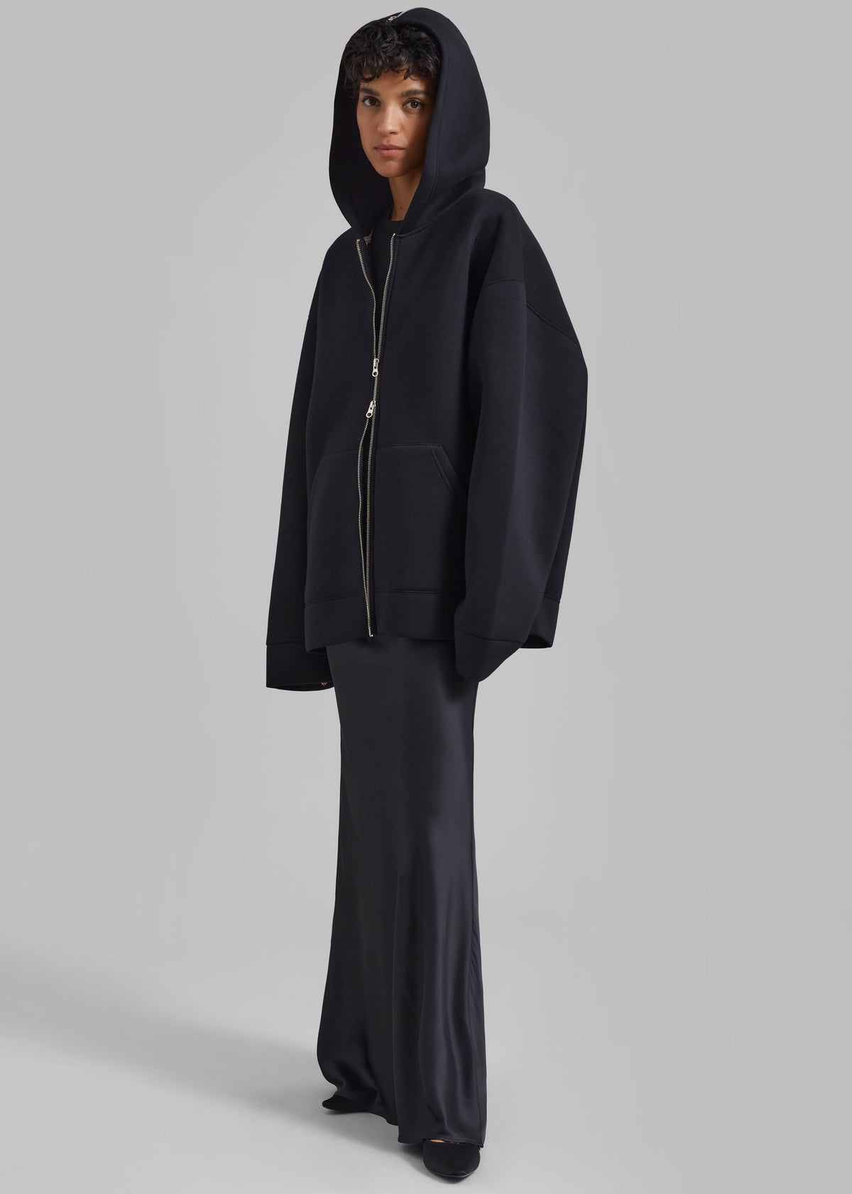 Denton Oversized Hoodie - Black β view 7 of 7