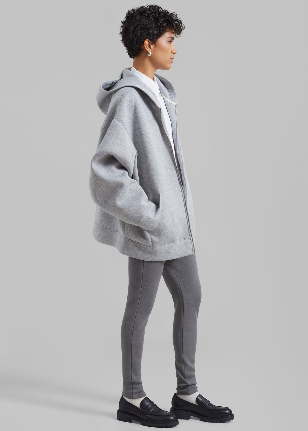 Denton Oversized Hoodie - Grey β view 8 of 9