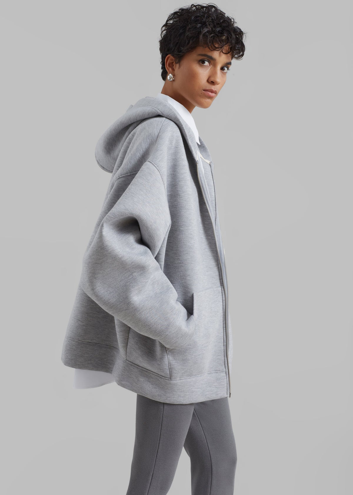 Denton Oversized Hoodie - Grey β view 5 of 9