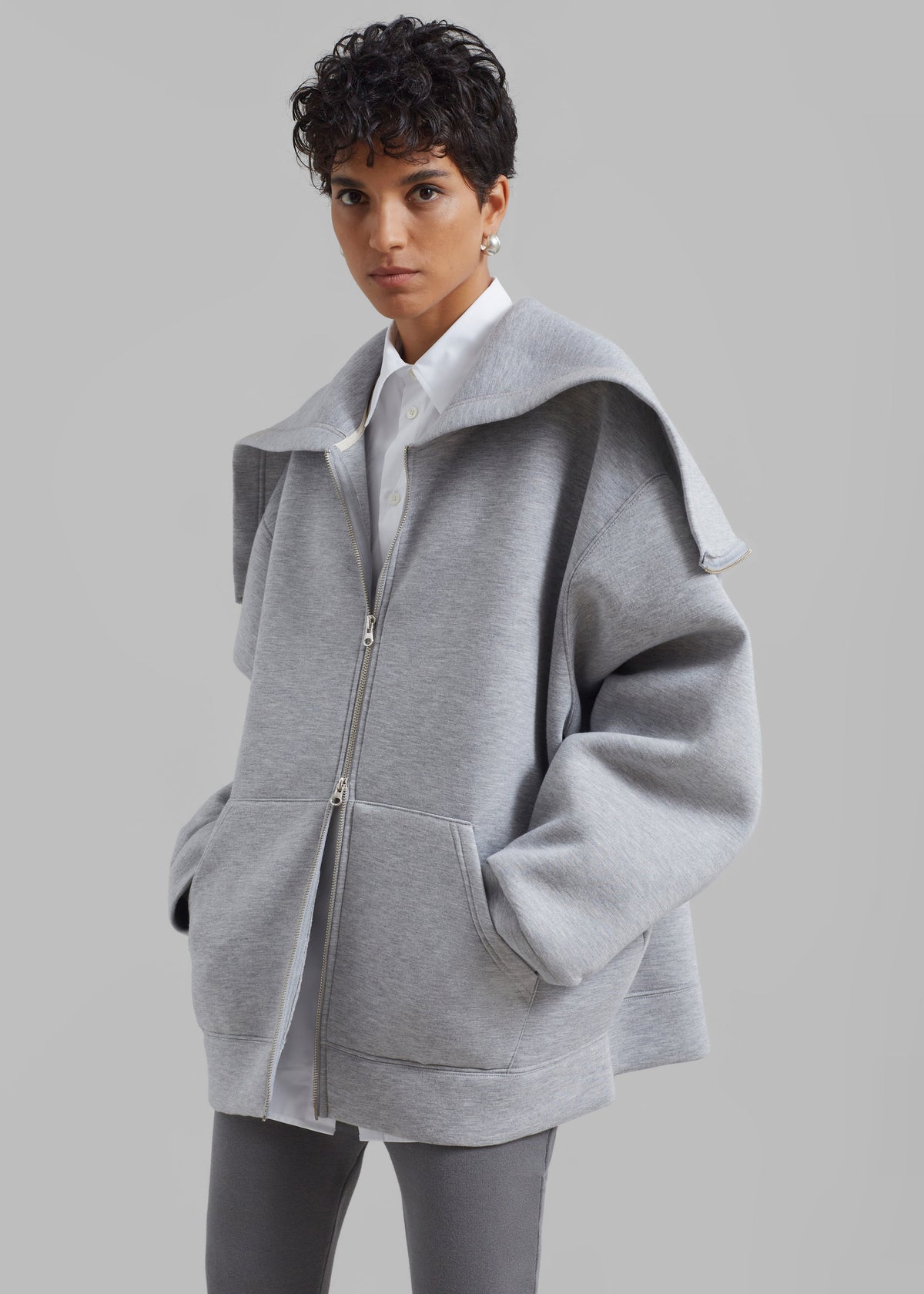 Denton Oversized Hoodie - Grey β view 4 of 9