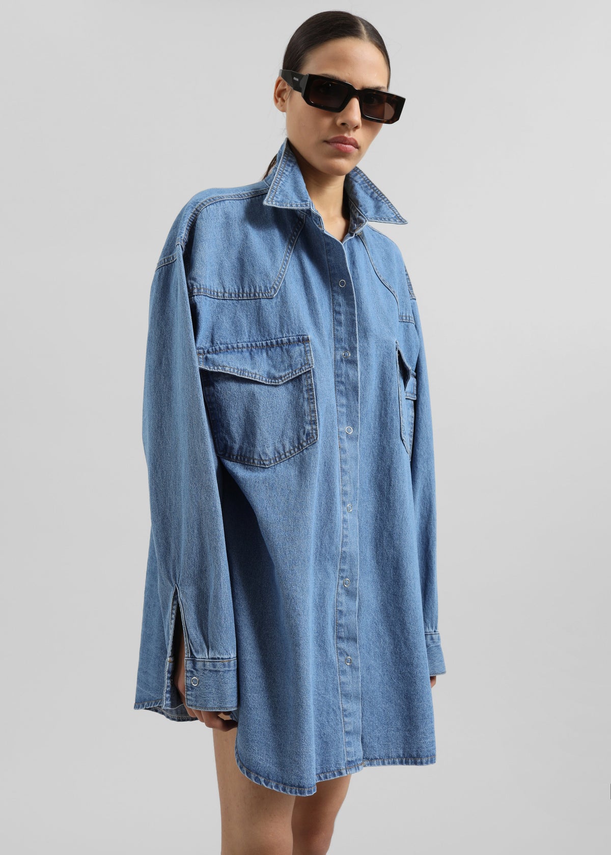 Desona Denim Shirt - Medium Wash β view 5 of 8
