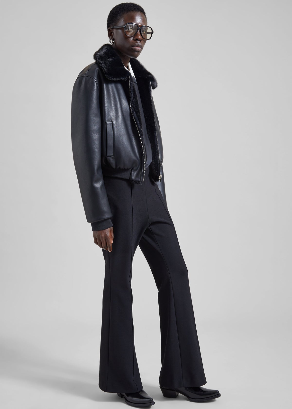Dessa Flared Pants - Black β view 4 of 6