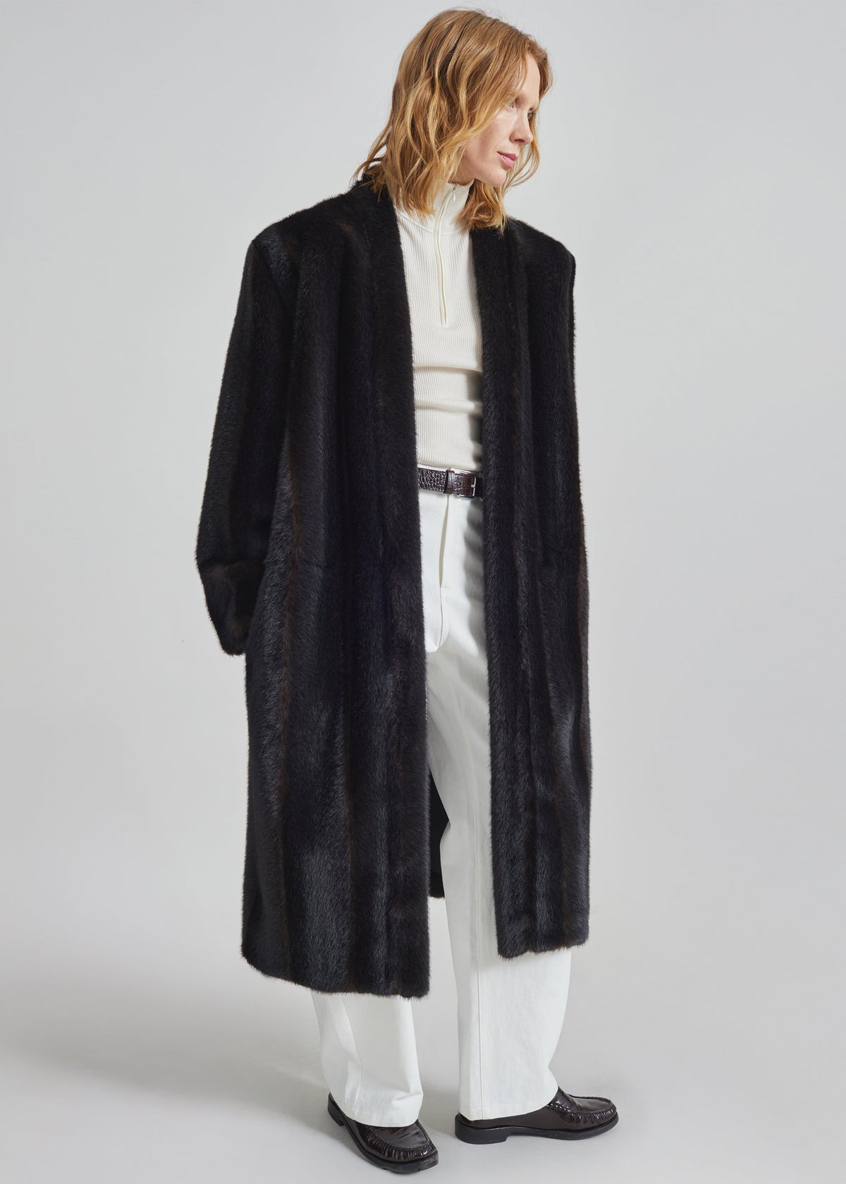 Destiny Padded Faux Fur Coat - Brown β view 1 of 10