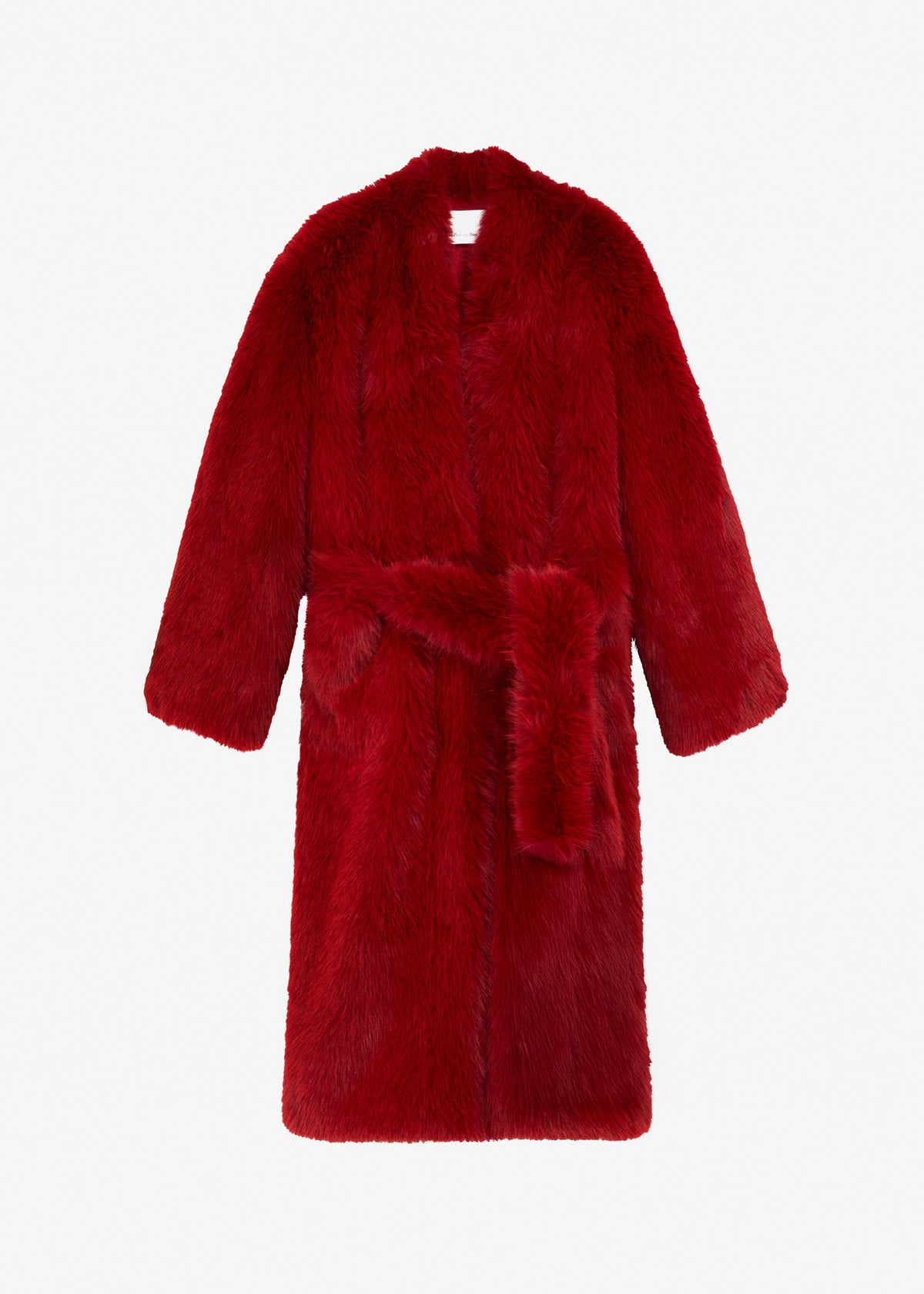 Destiny Padded Faux Fur Coat - Red β view 11 of 11