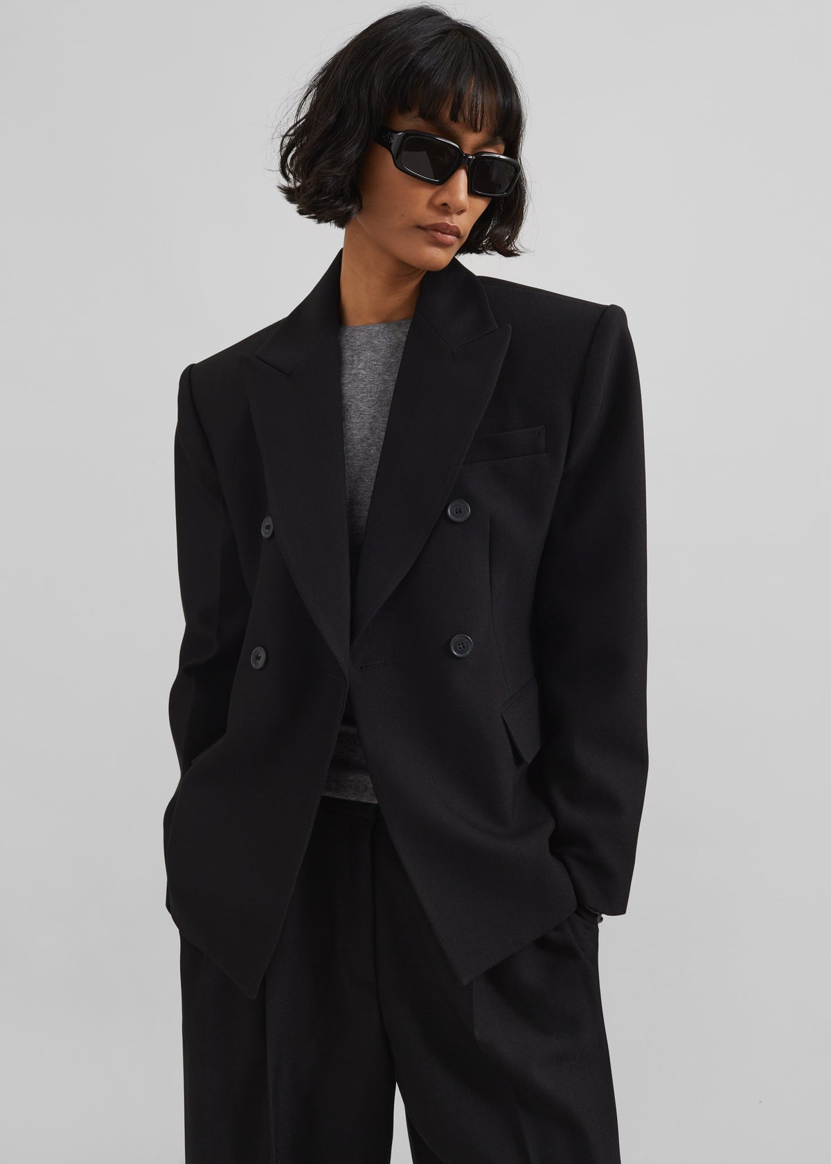 Doyer Cinched Blazer - Black β view 6 of 9