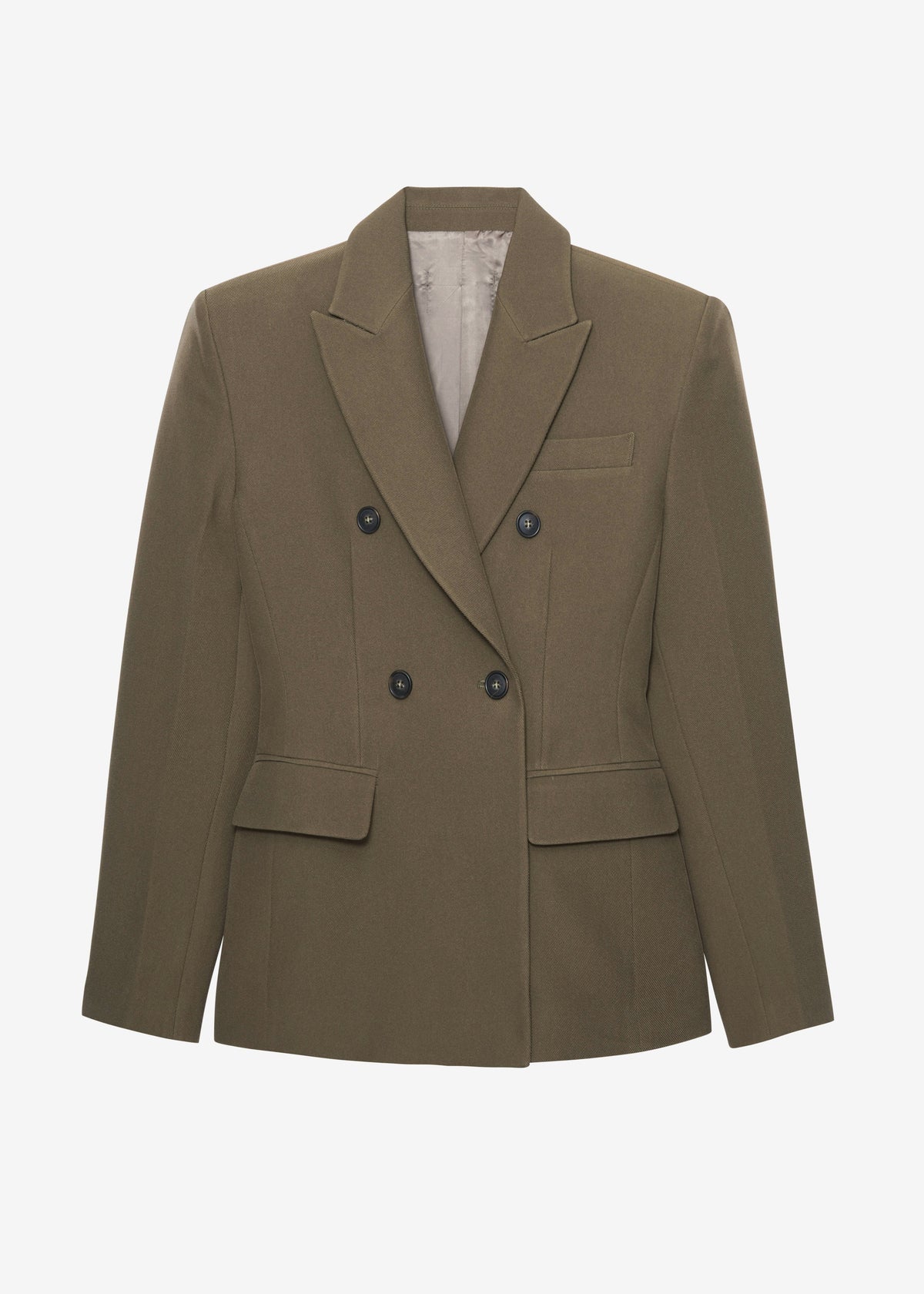 Dina Double Breasted Blazer - Khaki β view 11 of 11