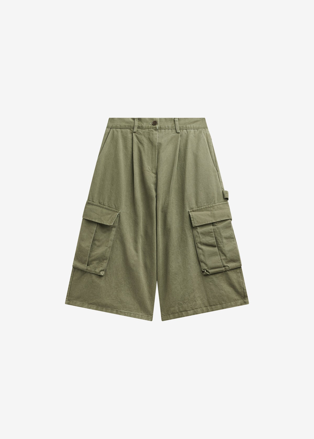 Dorva Cargo Bermuda Shorts - Pale Olive β view 11 of 11