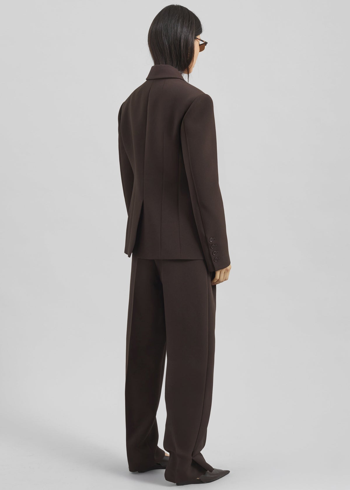 Doyer Cinched Blazer - Brown β view 6 of 7