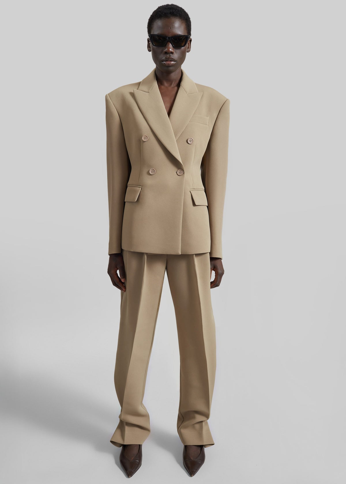 Doyer Pleated Trousers - Beige β view 5 of 12