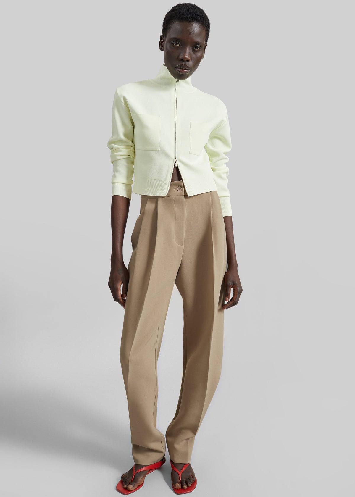 Doyer Pleated Trousers - Beige β view 1 of 12