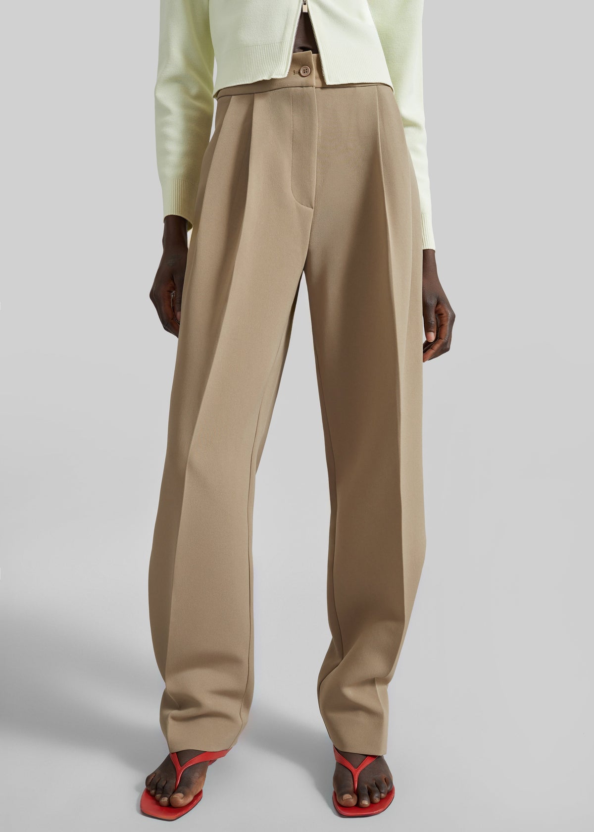 Doyer Pleated Trousers - Beige β view 2 of 12