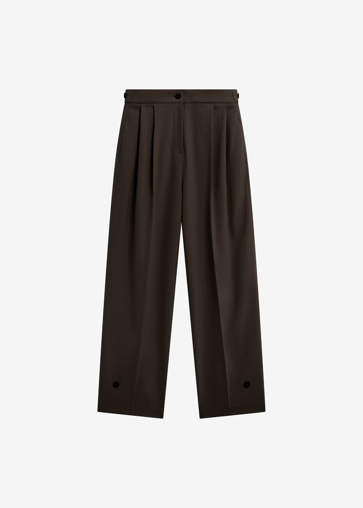 Doyer Pleated Trousers - Brown β view 10 of 10