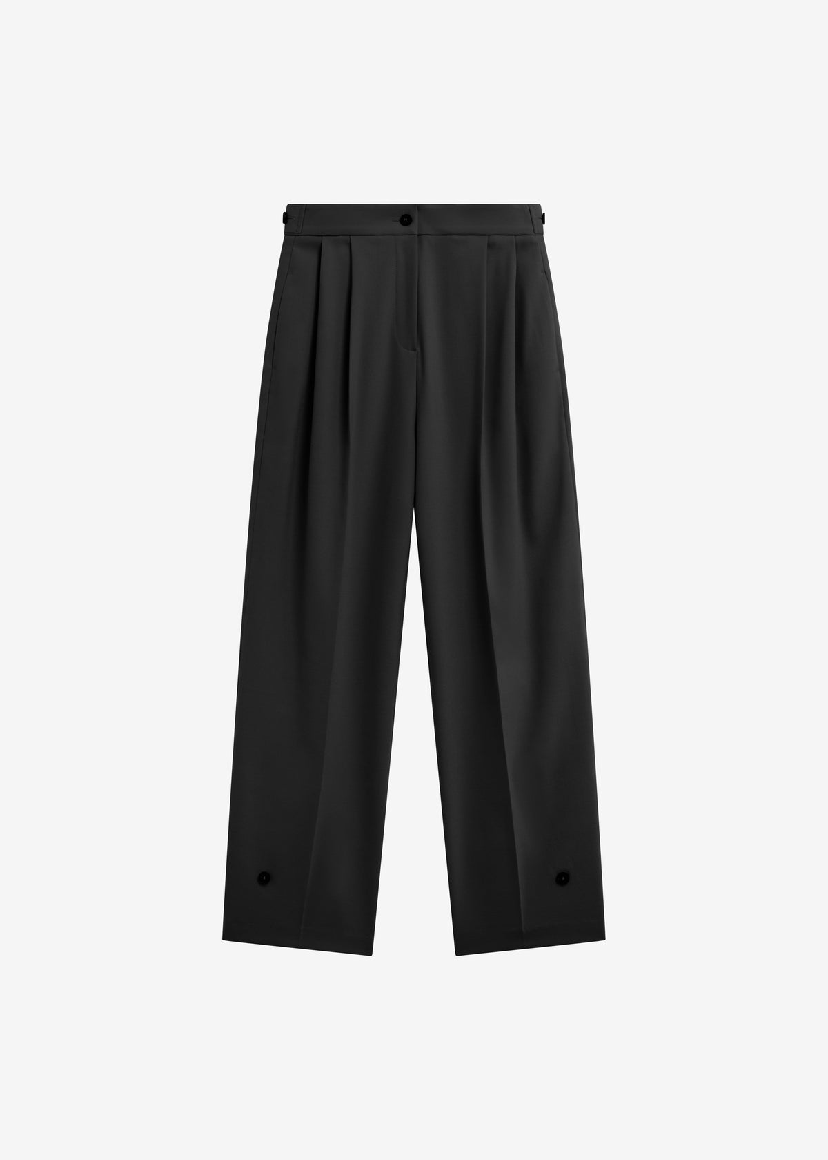Doyer Pleated Trousers - Black β view 9 of 9