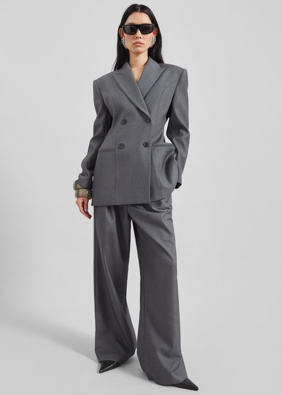 Dulverton Hourglass Blazer - Grey β view 6 of 13