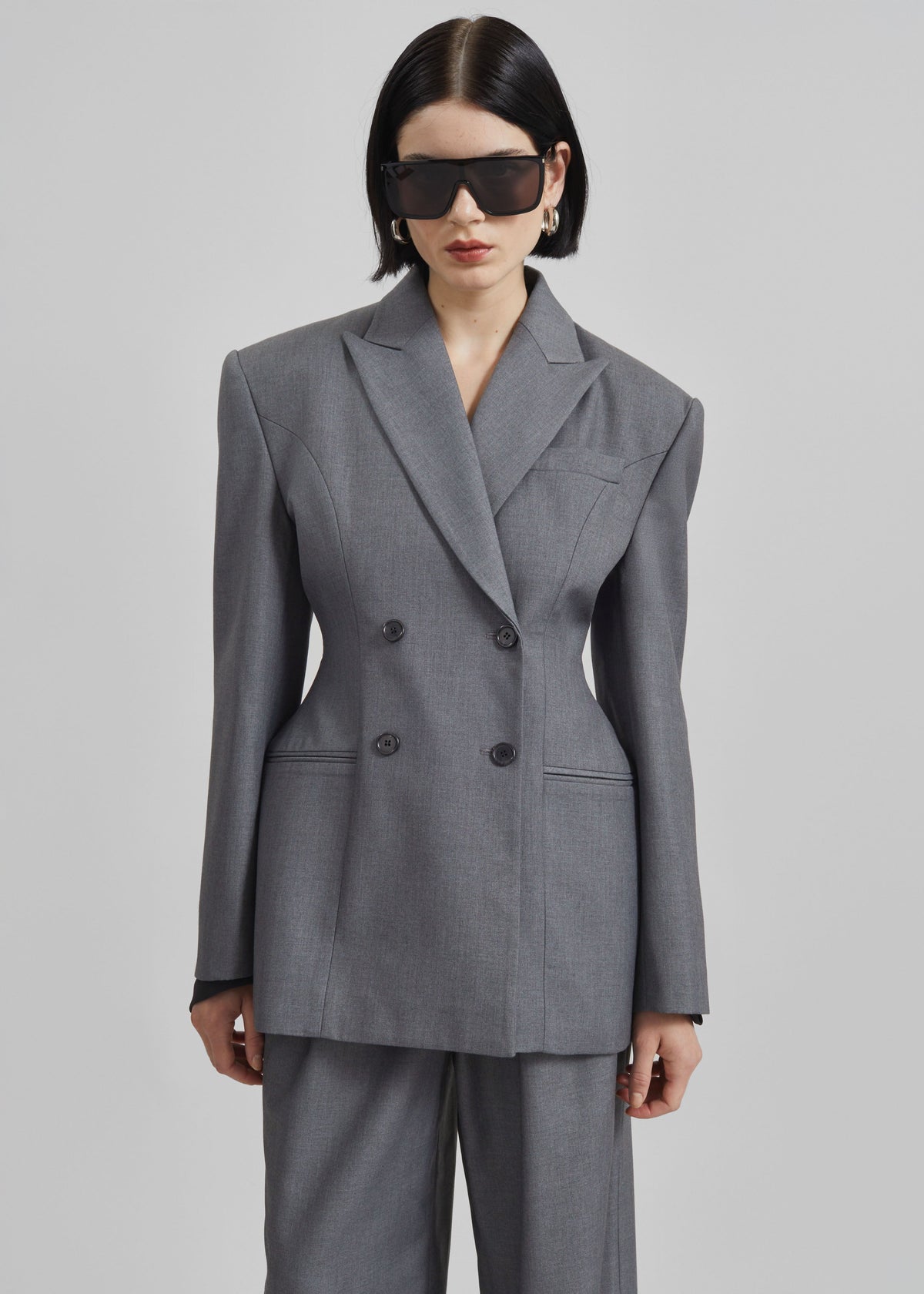 Dulverton Hourglass Blazer - Grey β view 11 of 13