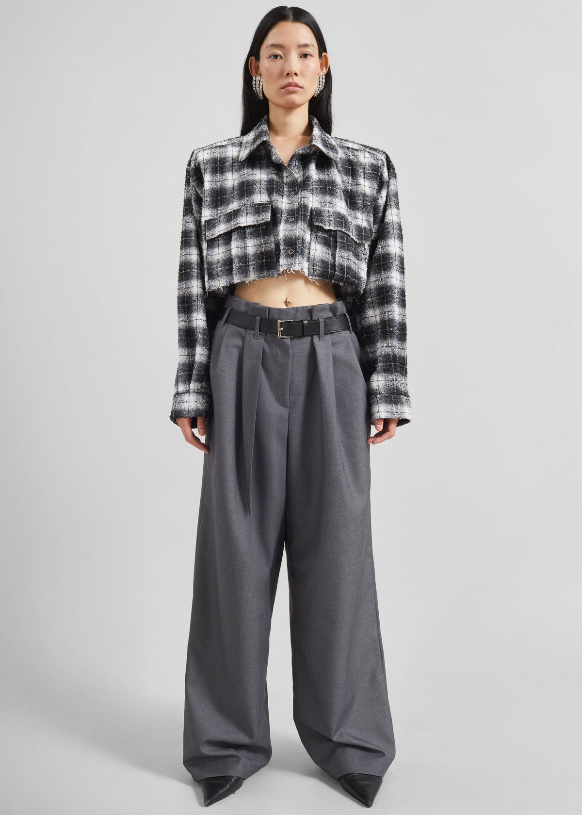 Dulverton Pleated Trousers - Grey β view 6 of 8
