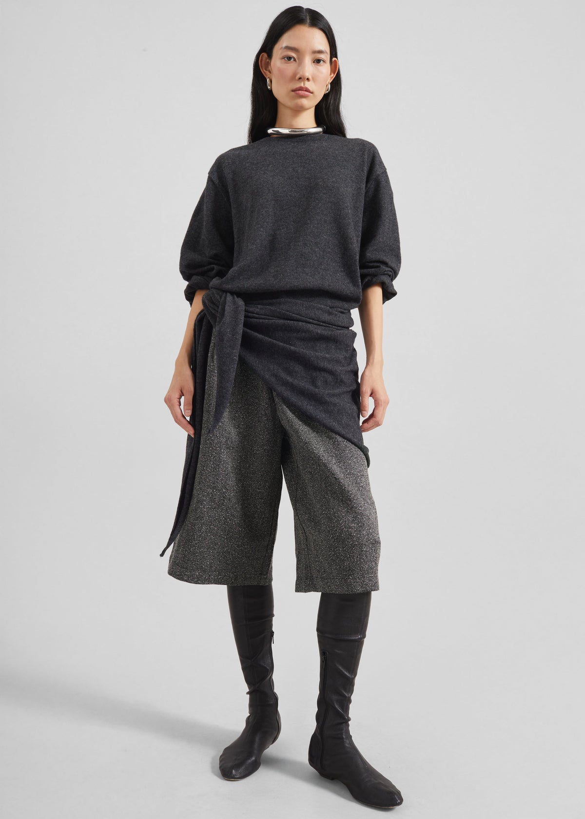 Dunley Bermuda Shorts - Charcoal Melange β view 4 of 9