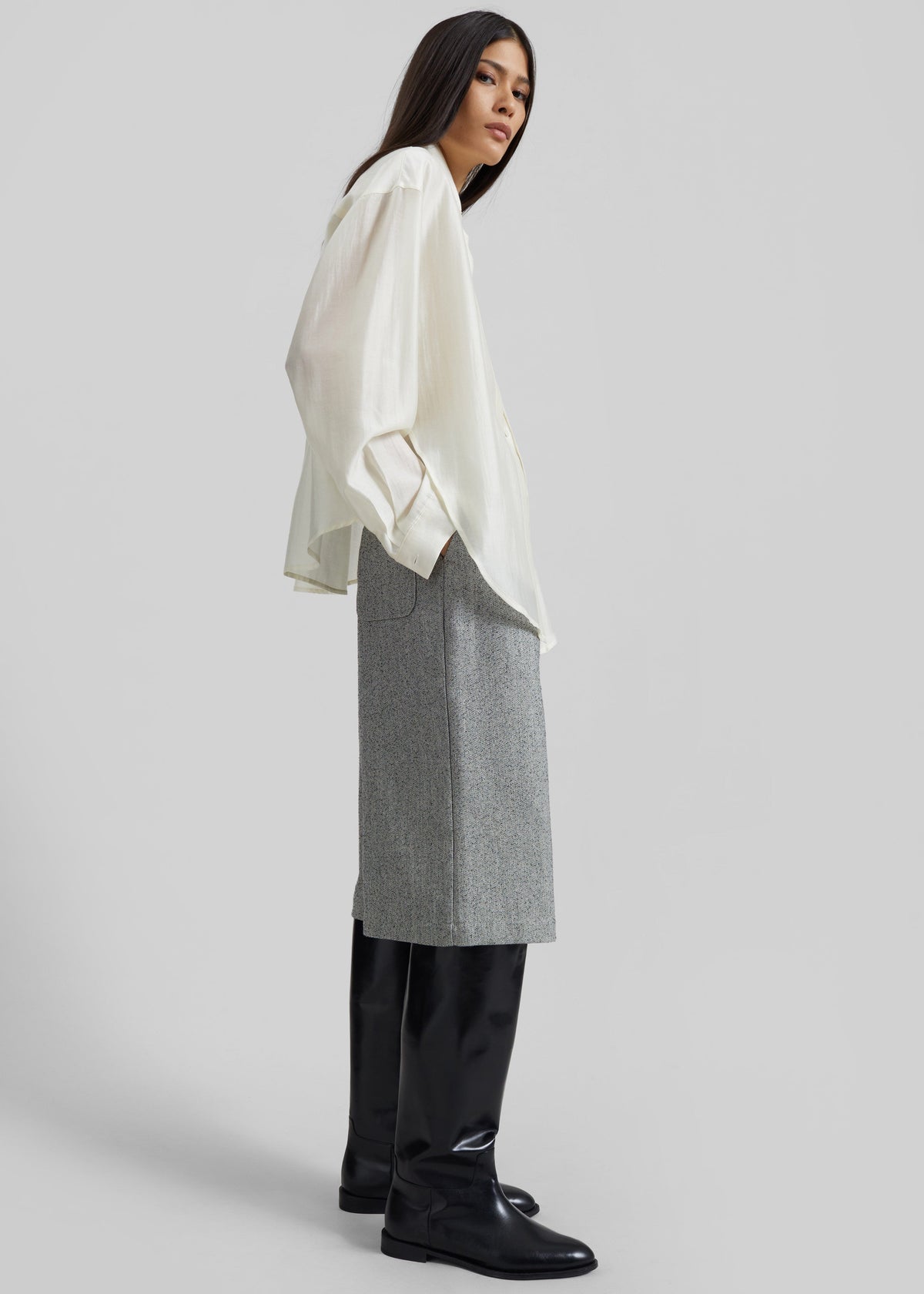 Dunley Bermuda Shorts - Grey Melange β view 4 of 9