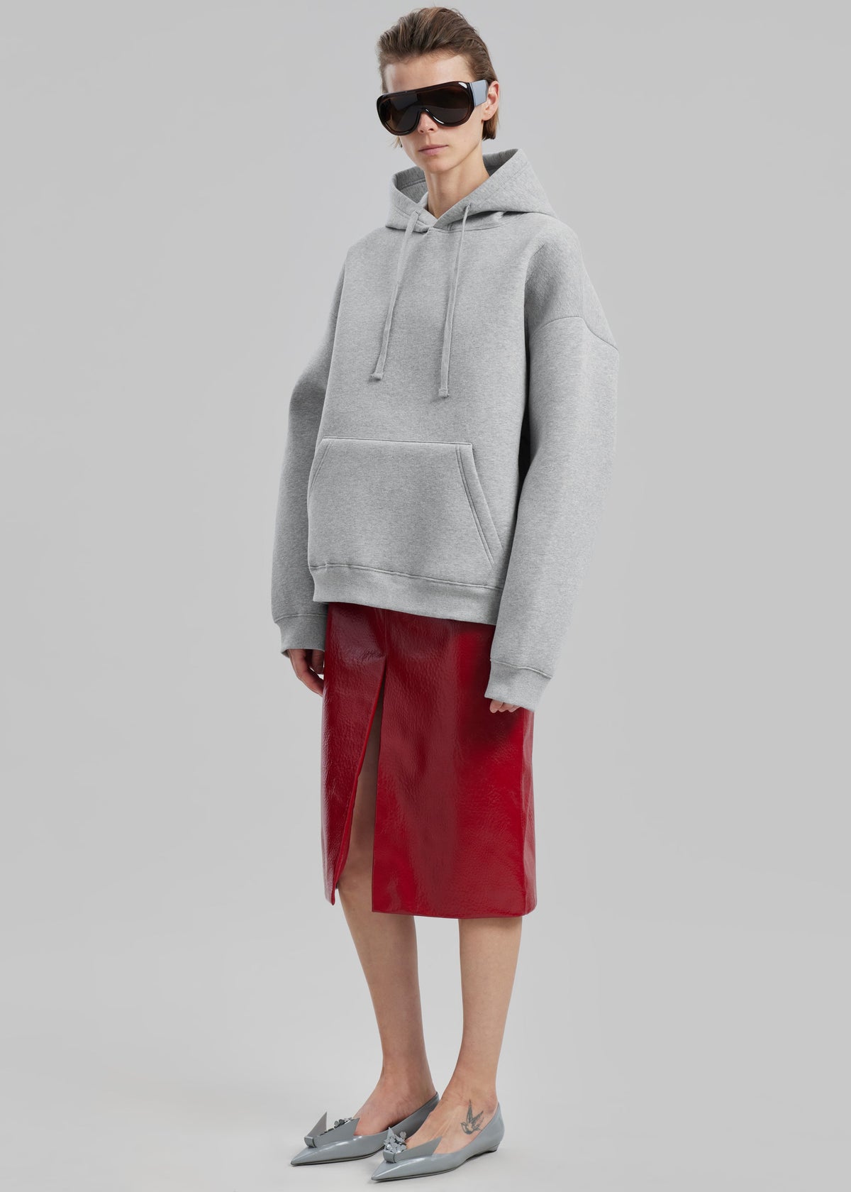 Easton Oversized Hoodie - Light Grey β view 9 of 12