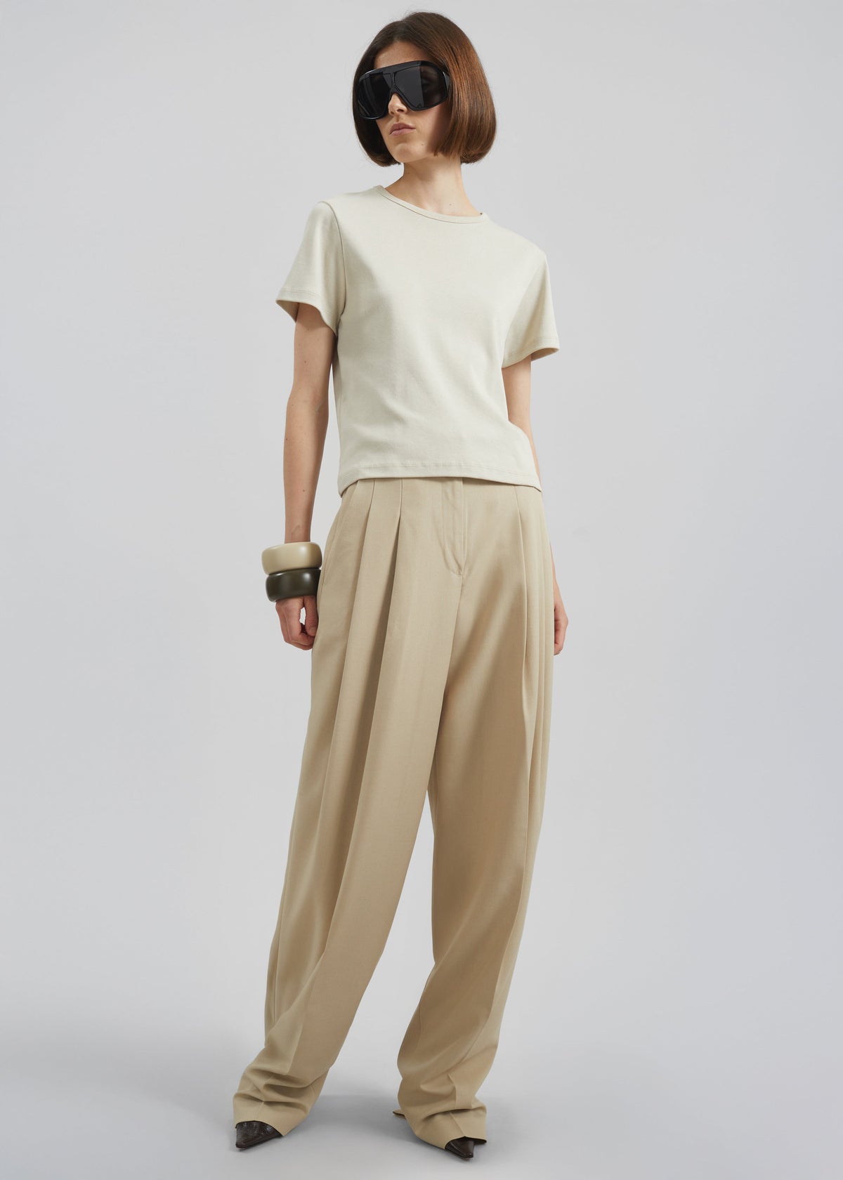 Eben Baby Tee - Light Beige β view 4 of 6