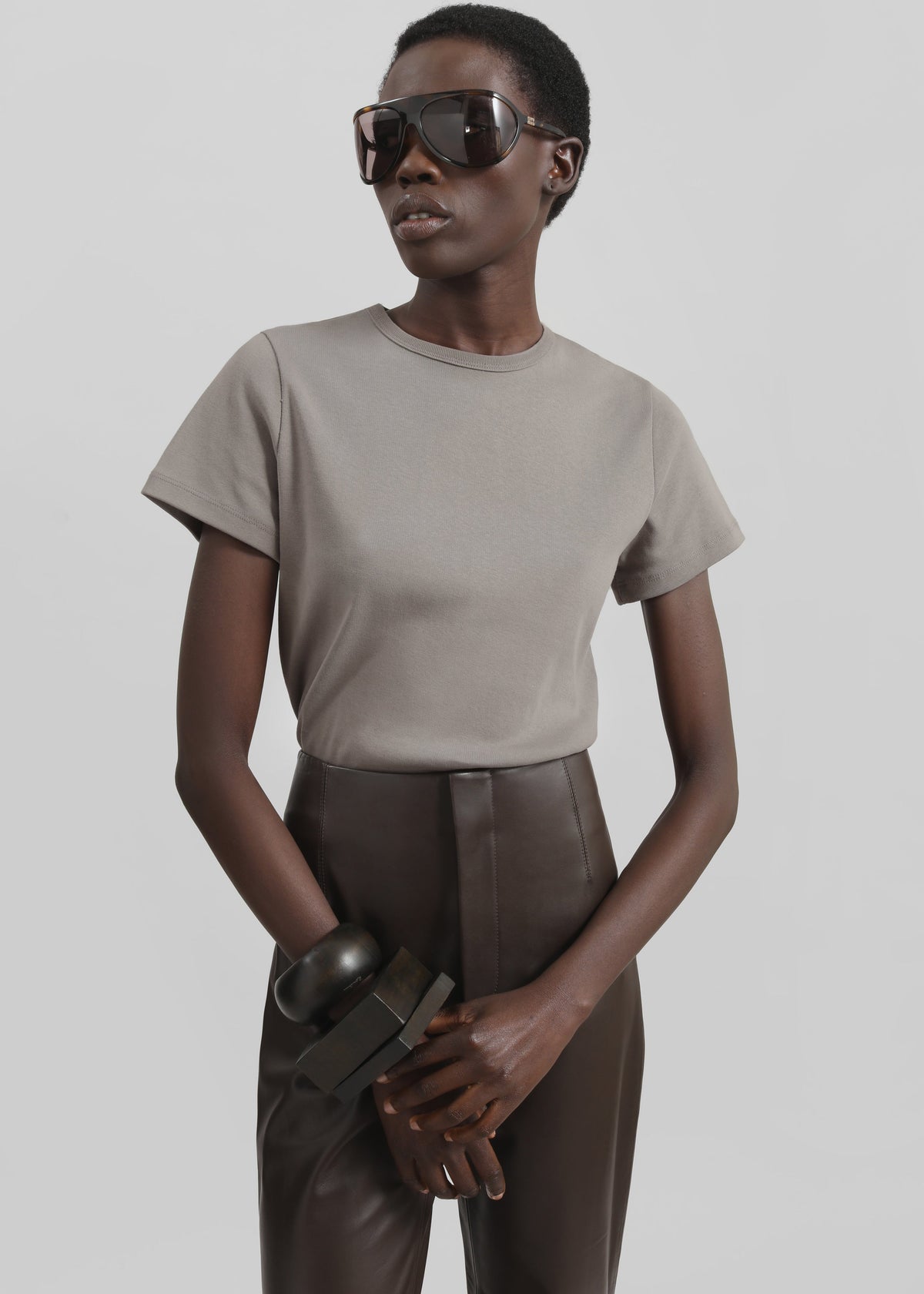 Eben Baby Tee - Taupe β view 4 of 7