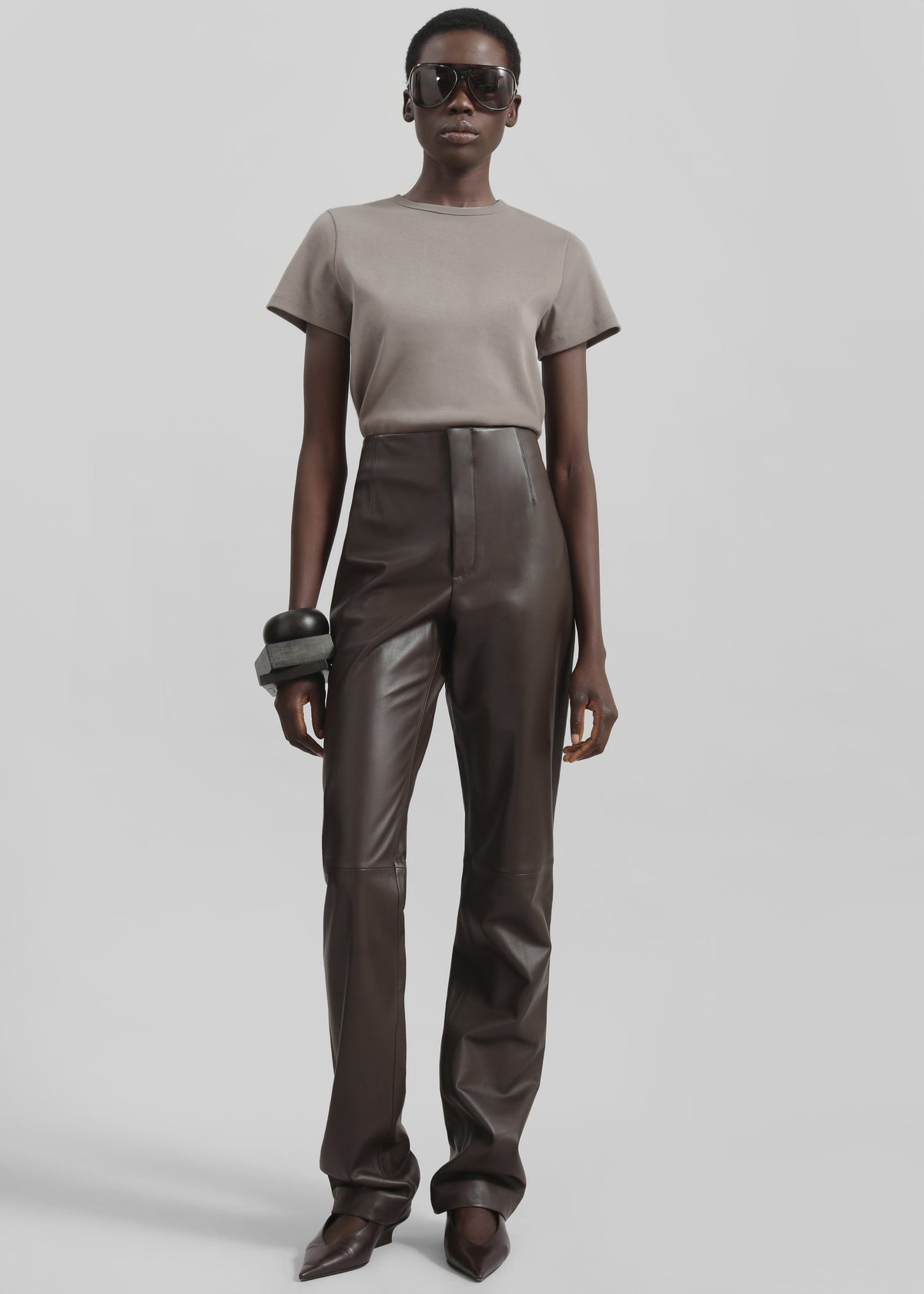 Eben Baby Tee - Taupe β view 2 of 7