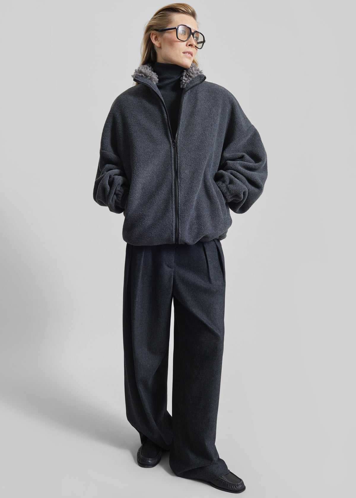 Edane Fleece Jacket - Dark Grey β view 2 of 6