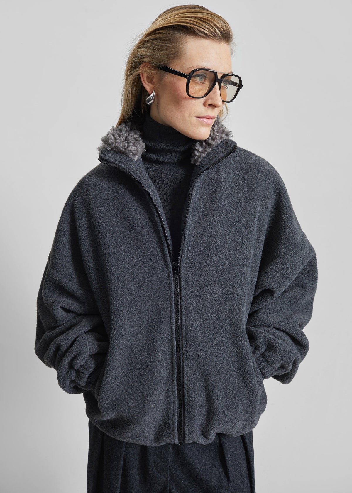 Edane Fleece Jacket - Dark Grey β view 4 of 6