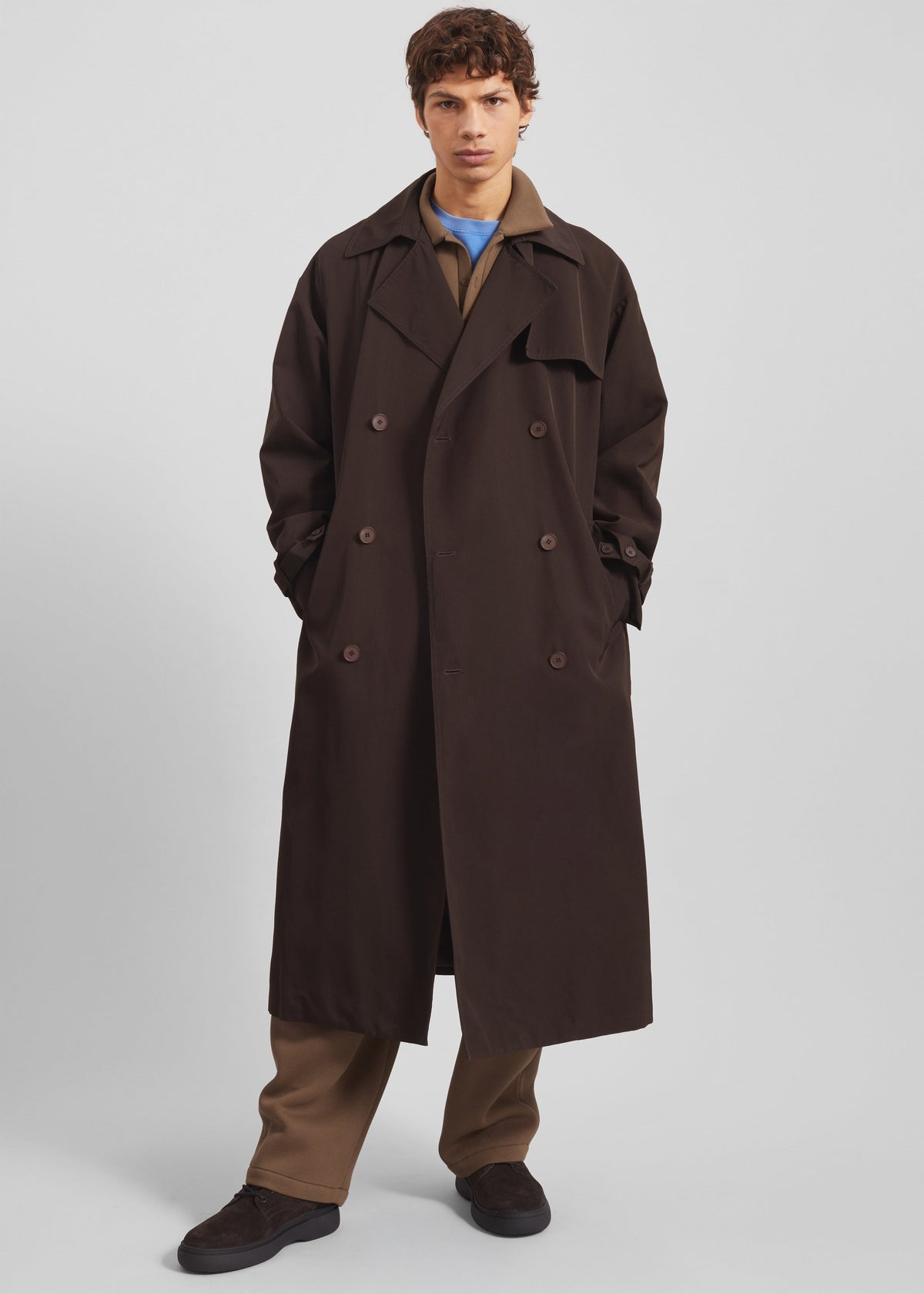 Edris Trench Coat - Brown β view 3 of 7