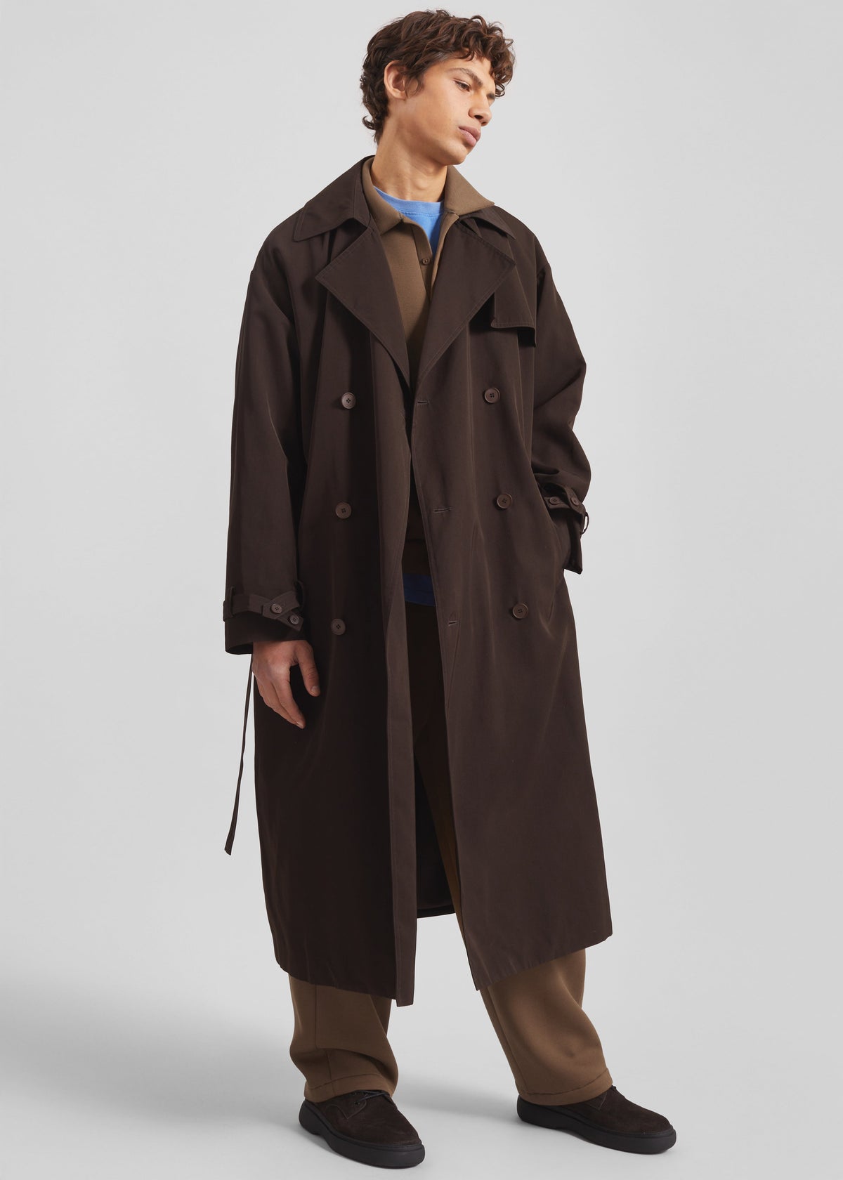 Edris Trench Coat - Brown β view 5 of 7
