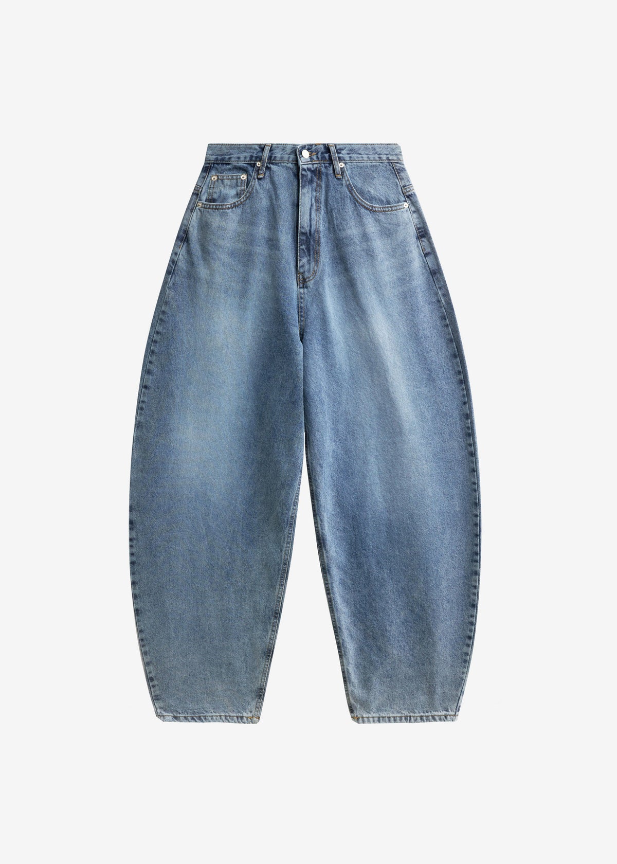 Elga Barrel Leg Jeans - Medium Wash β view 9 of 9