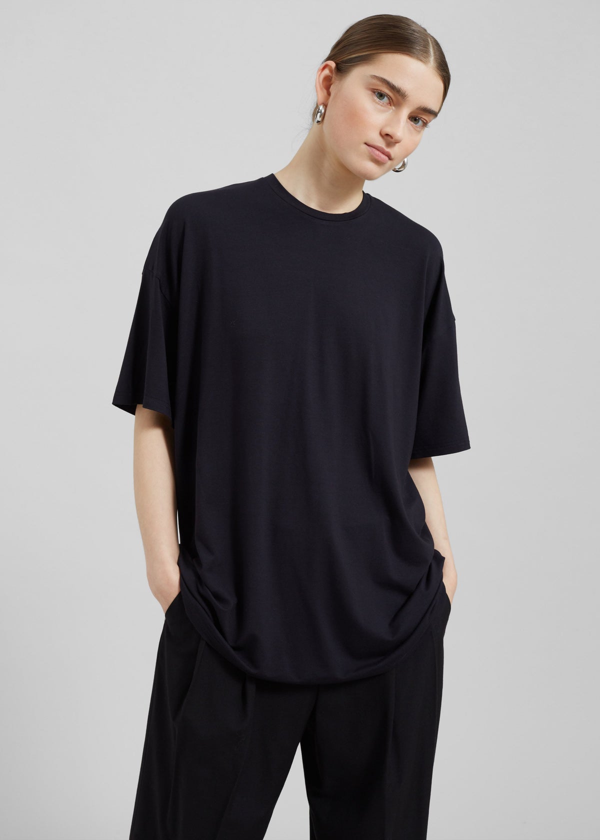 Ella Boxy Tee - Black β view 3 of 7