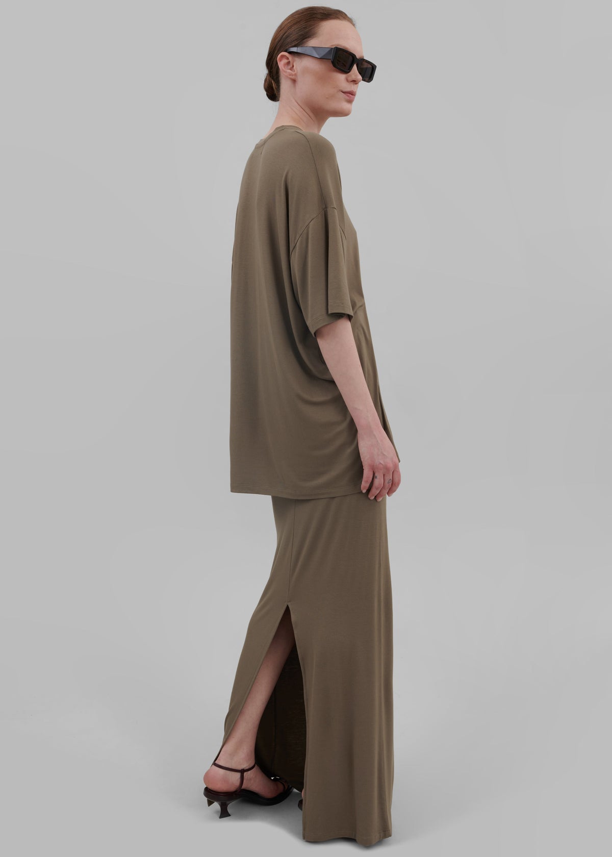 Ella Boxy Tee - Khaki Brown β view 2 of 11