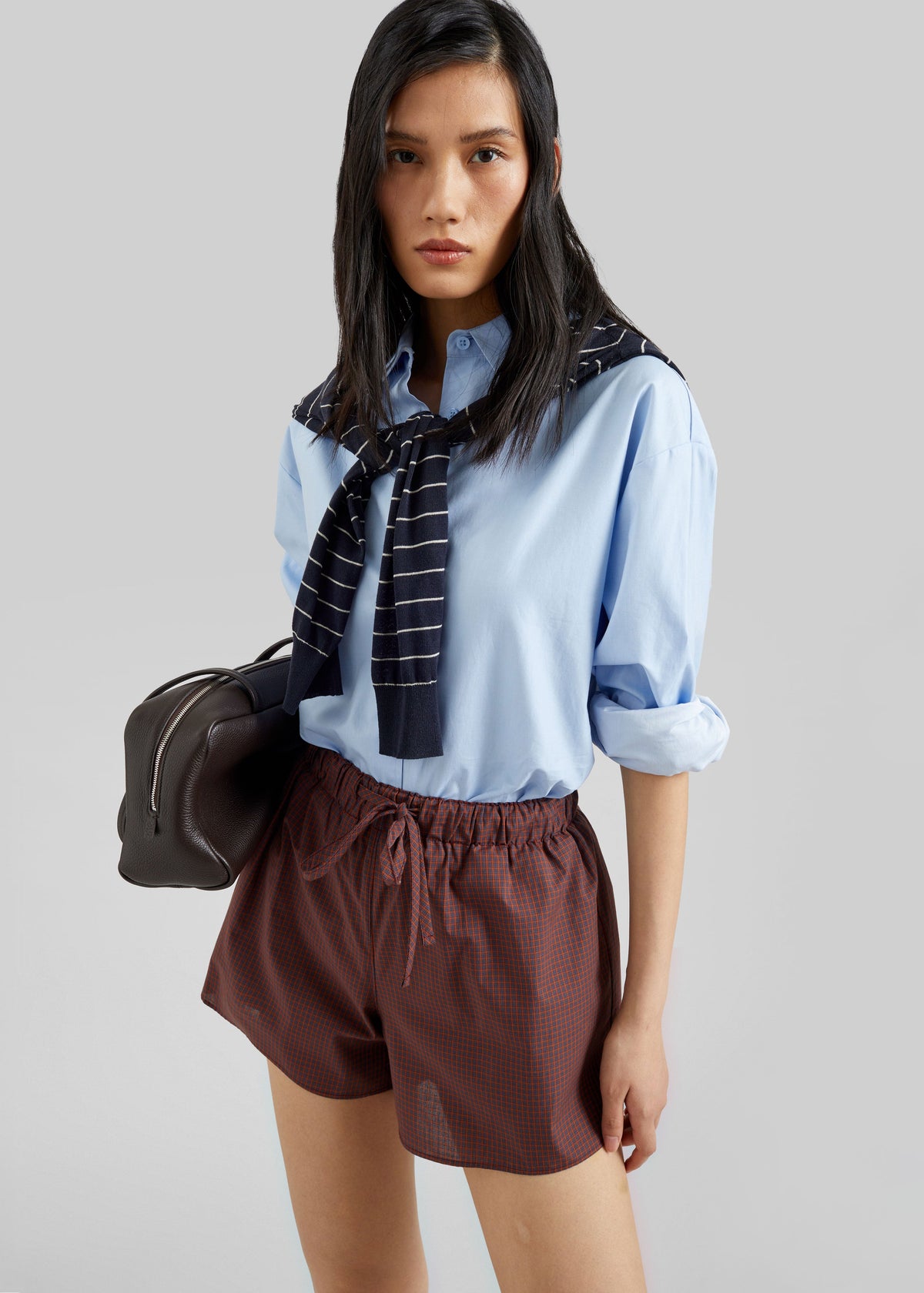 Ello Boxer Shorts - Checked Terracotta β view 3 of 7