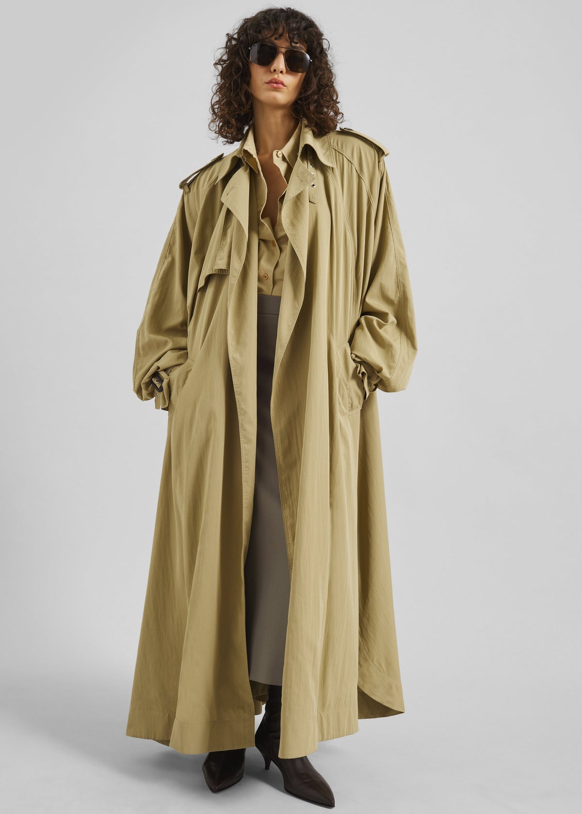 Elsdon Fluid Long Trench - Camel β view 4 of 10