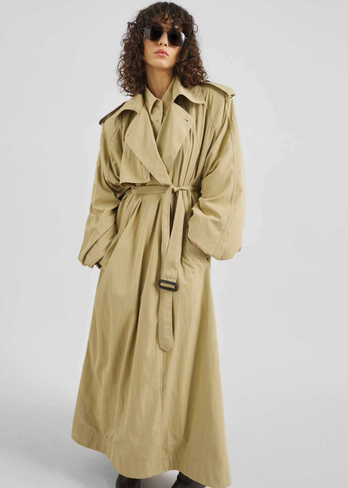 Elsdon Fluid Long Trench - Camel β view 7 of 10